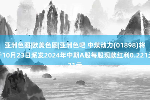 亚洲色图|欧美色图|亚洲色吧 中煤动力(01898)将于10月23日派发2024年中期A股每股现款红利0.221元